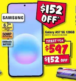 JB Hi-Fi Samsung Galaxy A57 5G offer