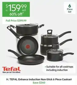 Harris Scarfe H. TEFAL Enhance Induction Non-Stick 6 Piece Cookset offer