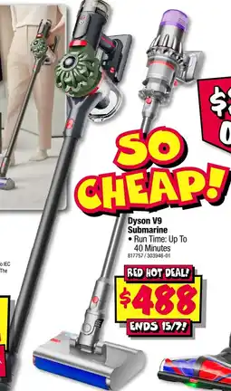 JB Hi-Fi Dyson V9 Submarine offer