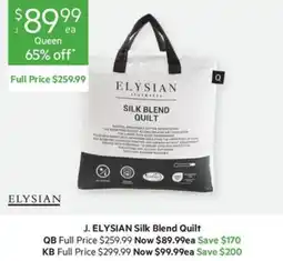 Harris Scarfe Elysian Silk Blend Quilt offer
