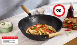 Coles Home Stories Wok 35cm offer