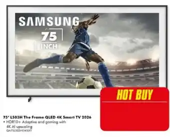 Samsung 75" L503H The Frame QLED 4K Smart TV 2026