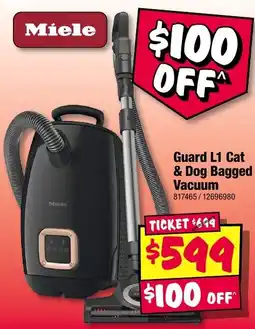JB Hi-Fi Miele Guard L1 Cat & Dog Bagged Vacuum offer