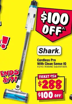 JB Hi-Fi Shark Cordless Pro With Clean Sense IQ offer