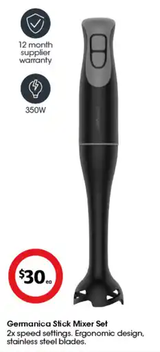 Coles Germanica Stick Mixer Set offer