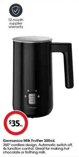 Coles Germanica Milk Frother 300mL offer