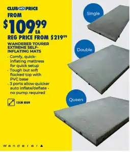 BCF Wanderer Extreme Self-Inflating Mats offer
