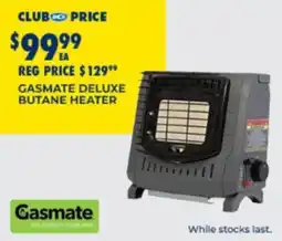 BCF Gasmate Deluxe Butane Heater offer