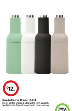 Coles Kamda Electric Grinder 150mL offer