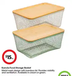 Coles Kamda Food Storage Basket offer