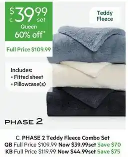 Harris Scarfe C. PHASE 2 Teddy Fleece Combo Set offer