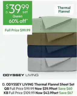 Harris Scarfe Odyssey Living Thermal Flannel Sheet Set offer