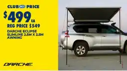 BCF Darche Eclipse Slimline 2.5m x 2.5m Awning offer