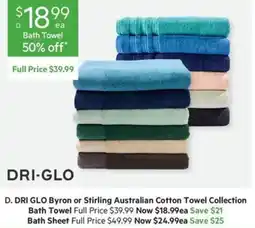 Harris Scarfe DRI-GLO Bath Towel offer