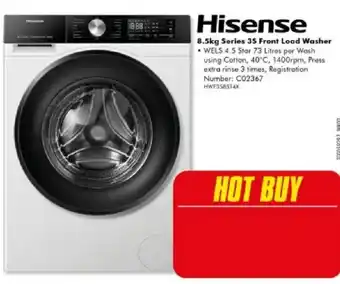 The Good Guys Hisense 8.5kg Series 3S Front Load Washer offer