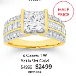 Angus & Coote 3 Carats TW Set in 9ct Gold offer