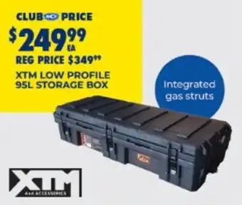 Xtm Low Profile 95L Storage Box