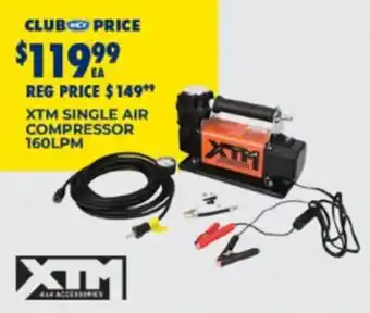Xtm single air compressor
