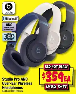 JB Hi-Fi beats Studio Pro ANC Over-Ear Wireless Headphones offer