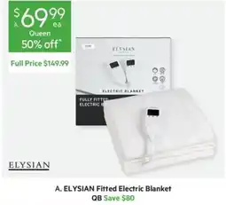 Harris Scarfe Elysian Fitted Electric Blanket offer