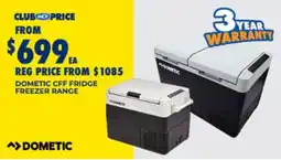 BCF Dometic CFF Fridge Freezer Range offer
