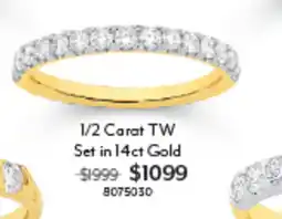 Angus & Coote 1/2 Carat TW Set in 14ct Gold offer