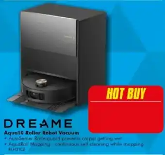 The Good Guys Dreame Aqua10 Roller Robot Vacuum offer