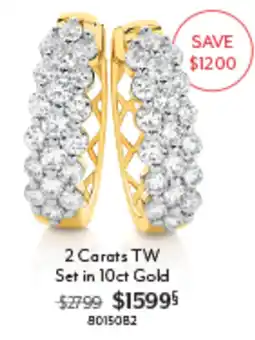Angus & Coote 2 Carats TW Set in 10ct Gold offer
