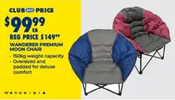 BCF Wanderer Premium Moon Chair offer