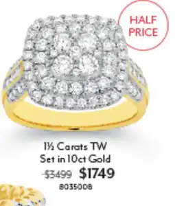 Angus & Coote 1½ Carats TW Set in 10ct Gold offer