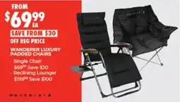 BCF Wanderer Luxury Padded Chairs offer