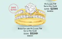 Angus & Coote Bridal Set with 1¼ Carats TW Set in 14ct Gold offer