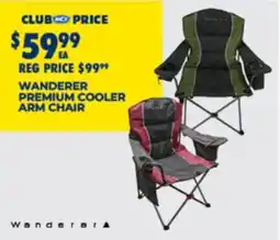 BCF Wanderer Premium Cooler Arm Chair offer