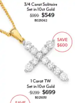 Angus & Coote 1 Carat TW Set in 10ct Gold offer