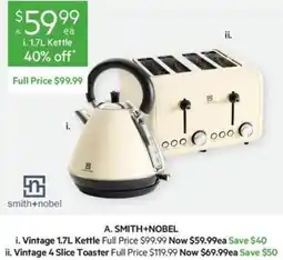 Harris Scarfe A. SMITH+NOBEL Vintage 1.7L Kettle offer