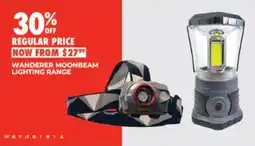 BCF Wanderer Moonbeam Lighting Range offer