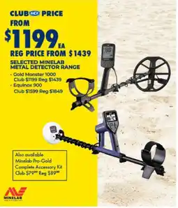 BCF Minelab Gold Monster 1000 offer