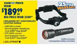 BCF Ledlenser 25th Anniversary Lighting Range offer