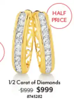 Angus & Coote 1/2 Carat of Diamonds offer