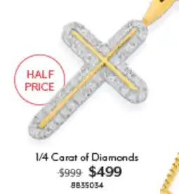 Angus & Coote 1/4 Carat of Diamonds offer