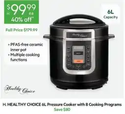 Harris Scarfe Healthy Choice 6L Pressure Cooker offer