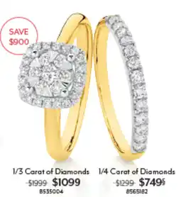 Angus & Coote 1/3 Carat of Diamonds offer