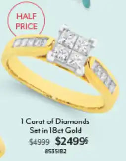 Angus & Coote 1 Carat of Diamonds Set in 18ct Gold offer