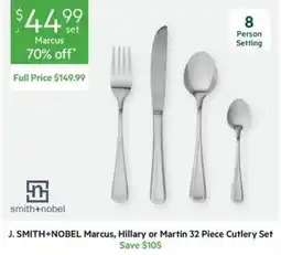 Harris Scarfe SMITH+NOBEL Marcus Hillary or Martin Cutlery Set offer