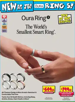 JB Hi-Fi Oura Ring 5 offer