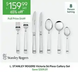 Harris Scarfe Stanley Rogers Victoria Cutlery Set offer