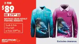 BCF Savage Gear Adult Fishing Jerseys offer