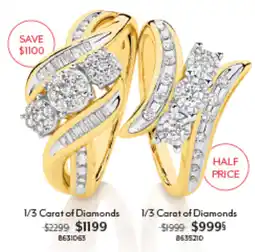 Angus & Coote 1/3 Carat of Diamonds offer