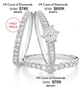 Angus & Coote 1/4 Carat of Diamonds offer