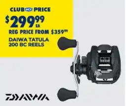 BCF Daiwa Tatula 200 BC Reels offer